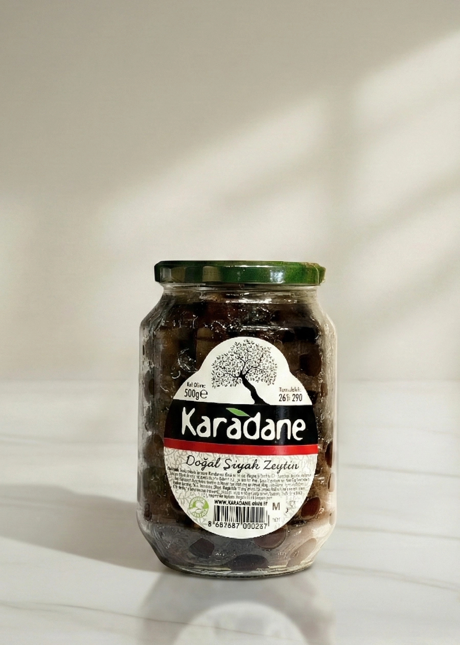 Siyah Zeytin 261-290 Kalibre 500g